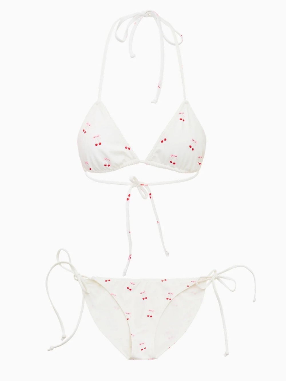LoveShackFancy Harbor Cherry Bikini set - Picture 5 of 11